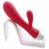 Cotoxo Delphin & baby - wiederaufladbarer Vibrator mit Klitorisarm (rot) 