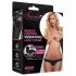 Secrets Lacy - Funkgesteuerter Klitorisvibrator mit Tanga - Schwarz (S-L) 