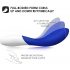 LELO Mona Wave - wasserdichter G-Punkt-Vibrator (blau) 