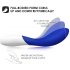 LELO Mona Wave - wasserdichter G-Punkt-Vibrator (Blau)