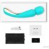 LELO Smart Wand 2 - groß - akkubetriebener Massage Vibrator (türkis) 