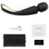 LELO Smart Wand 2 - groß - wiederaufladbarer Massagevibrator (schwarz)