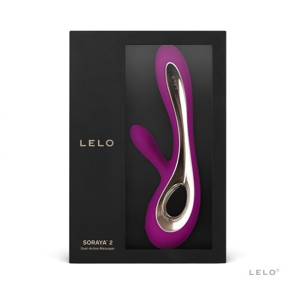 LELO Soraya 2 - Wiederaufladbarer, wasserdichter Vibrator mit Klitorisarm (lila)