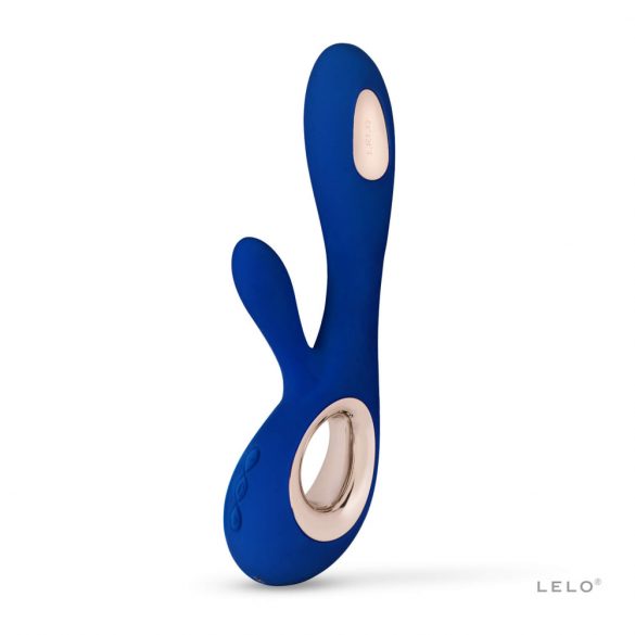 LELO Soraya Wave - akkubetriebener Vibrator mit Klitorisarm und nickender Funktion (blau) 