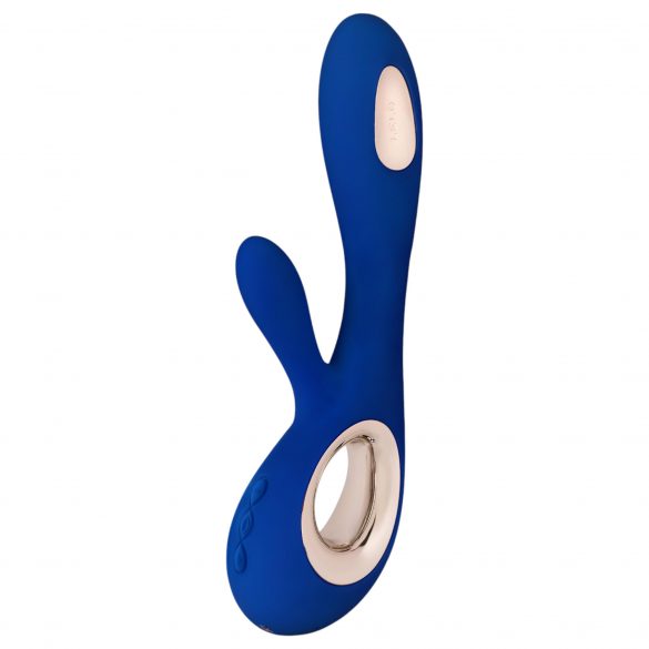 LELO Soraya Wave - akkubetriebener Vibrator mit Klitorisarm und nickender Funktion (blau) 