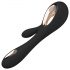 LELO Soraya Wave - akkubetriebener, klitorisgesteuerten, nickender Vibrator (schwarz) 