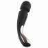 LELO Smart Wand 2 - mittelgroß - akkubetriebener, massierender Vibrator (schwarz) 