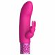 Royal Gems Dazzling - Akku-betriebener Vibrator mit Klitorisarm (Rosa) 