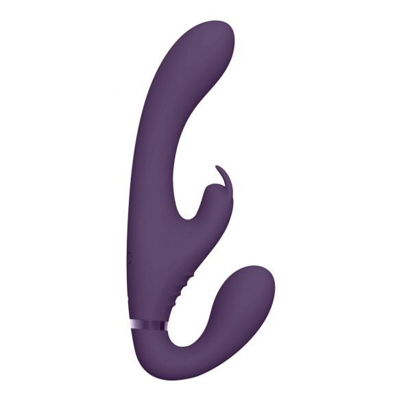 Vive Suki - Akkubetriebener, gurtloser Strap-On-Vibrator (lila) 