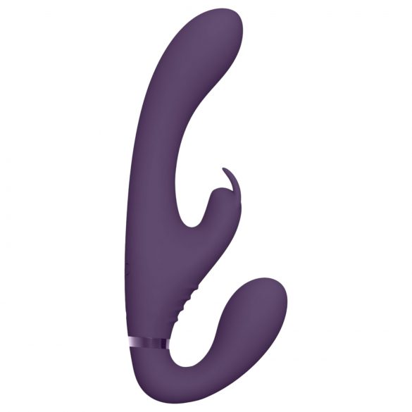 Vive Suki - Akkubetriebener, gurtloser Strap-On-Vibrator (lila) 