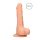 RealRock Dong 7 - realistischer, Hoden-Dildo (17cm) - Naturfarben 