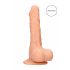 RealRock Dong 7 - realistischer, Hoden-Dildo (17cm) - Naturfarben 