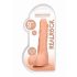 RealRock Dong 9 - realistischer Dildo mit Hoden (23cm) - Natur 