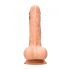 RealRock Dong 9 - realistischer Dildo mit Hoden (23cm) - Natur 