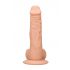 RealRock Dong 9 - realistischer Dildo mit Hoden (23cm) - Natur 