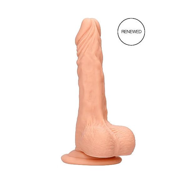 RealRock Dong 10 - realistischer, Hoden Dildo (25cm) - Naturfarben 