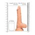 RealRock Dong 10 - realistischer, Hoden Dildo (25cm) - Naturfarben 