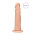 RealRock Dong 8 - realistischer Dildo (20cm) - Naturfarben 