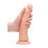 RealRock Dong 8 - realistischer Dildo (20cm) - Naturfarben 