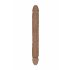 RealRock Doppel-Dildo 36 cm - dunkles Natur