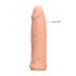 RealRock Penis Sleeve 6 - Penis-Hülle (17cm) - Natur 