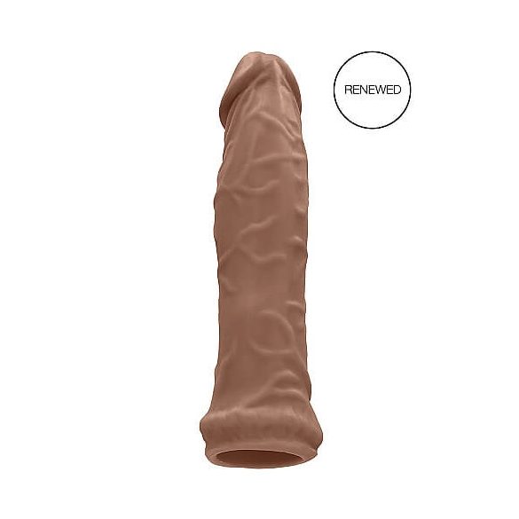 RealRock Penis Hülle 6 - Penisüberzieher (17cm) - Dunkel Natur 