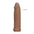 RealRock Penis Hülle 6 - Penisüberzieher (17cm) - Dunkel Natur 