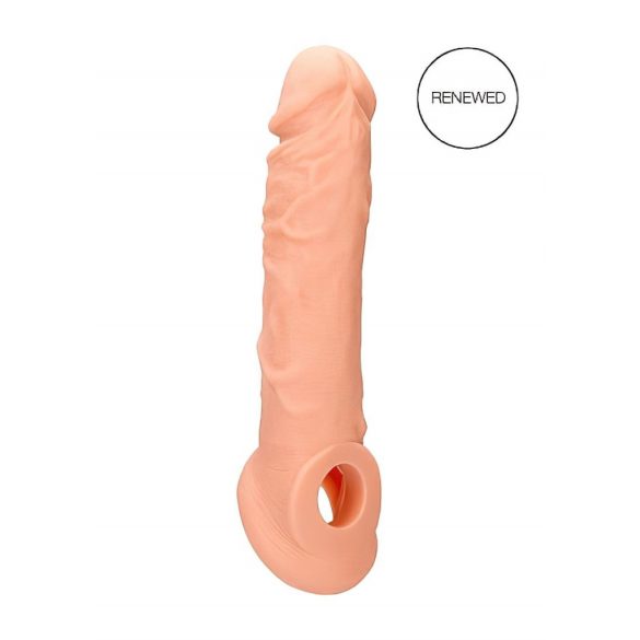 RealRock Penis Sleeve 8 - Penisüberzug (21cm) - Naturfarben 