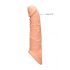 RealRock Penis Sleeve 8 - Penisüberzug (21cm) - Naturfarben 