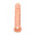 RealRock Penis Sleeve 8 - Penisüberzug (21cm) - Naturfarben 