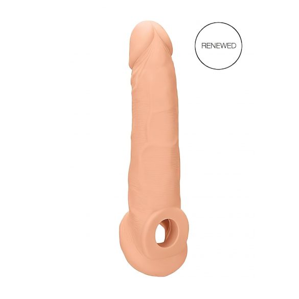 RealRock Penis Hülle 9 - Penisschutzhülle (21,5cm) - Naturfarben 