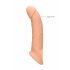 RealRock Penis Hülle 9 - Penisschutzhülle (21,5cm) - Naturfarben 