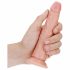 RealRock Slim - Saugnapfbasis, realistischer Dildo - 15,5cm (natur) 