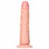 RealRock Slim - Saugnapfbasis, realistischer Dildo - 15,5cm (natur) 