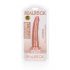 RealRock Slim - Saugnapfbasis, realistischer Dildo - 15,5cm (natur) 