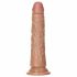 RealRock Slim - realistischer Dildo mit Saugfuß 15,5cm (dunkle Natur) 