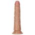 RealRock Slim - realistischer Dildo mit Saugfuß 15,5cm (dunkle Natur) 