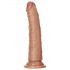 RealRock Slim - realistischer Dildo mit Saugfuß 15,5cm (dunkle Natur) 