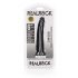 RealRock Slim - Saugnapfbasiert, realistischer Dildo - 15,5cm (schwarz) 