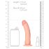 RealRock - realistische Dildo mit Saugnapf - 15,5 cm (natur)