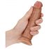 RealRock - naturgetreuer Dildo 15,5cm (dunkel)