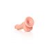 RealRock - Saugnapfbasis, realistischer Dildo mit Hoden - 15,5cm (natur) 