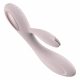 Raytech - Akkubetriebener, wasserfester Vibrator mit Klitorisarm (Pink) 