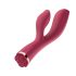 Raytech Rose - wiederaufladbarer, wasserdichter Vibrator mit Klitorisarm (rot) 