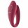 Raytech Rose - Akkubetriebener, wasserdichter Paarvibrator (Rot) 