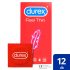 Durex Feel Thin - lebensechte Empfindung Kondom (12 Stück) 