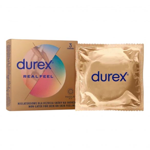 Durex Real Feel - Latexfreies Kondom (3 Stück) 