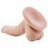 Dr. Skin 4 - Saugnapf, Hoden realistischer Dildo - Natur (12cm) 