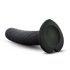 Temptasia Twist Small - Saugnapf, gedrehter Dildo (Schwarz) 