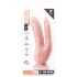 Dr. Skin 8 – Doppeldildo mit Saugnapf (natur)